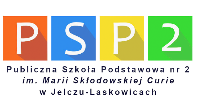 Logo Publicznej Szkoły Podstawowej nr 1 im Marii Skłodowskiej Curie w Jelczu-Laskowicach