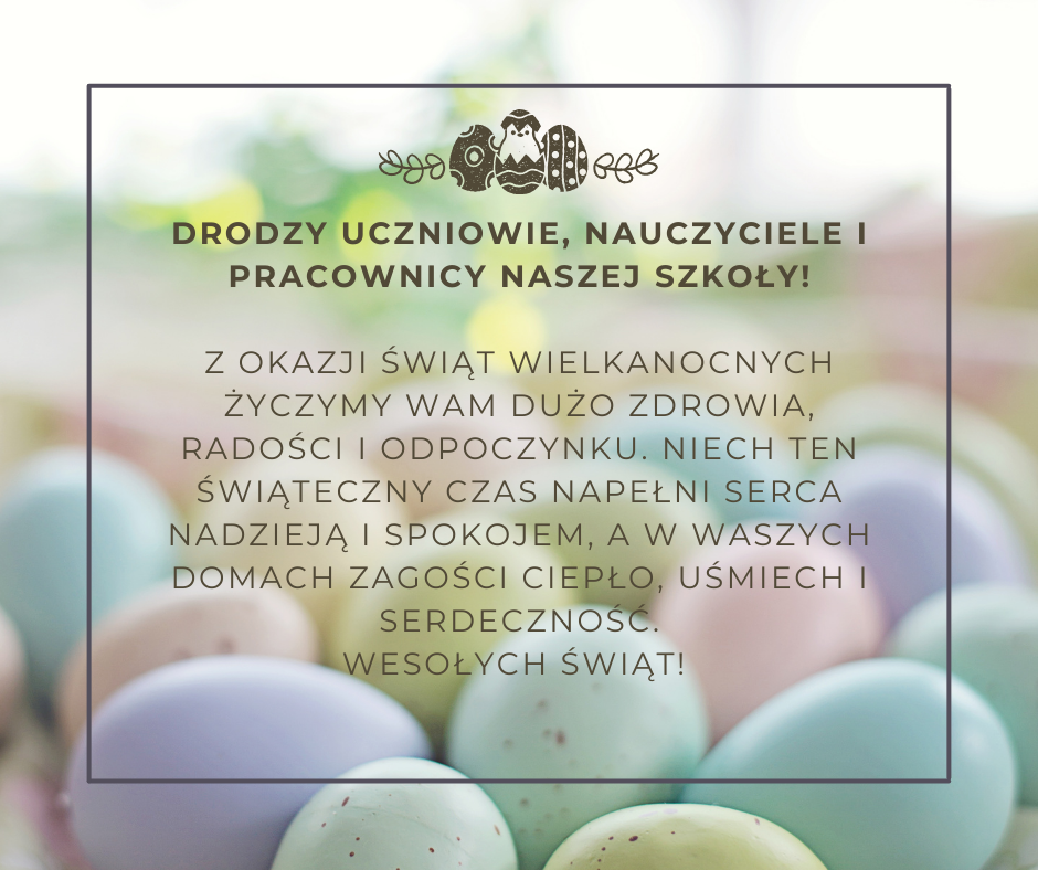 Pastelowe wielkanocne życzenia (Wpis na Facebooku)